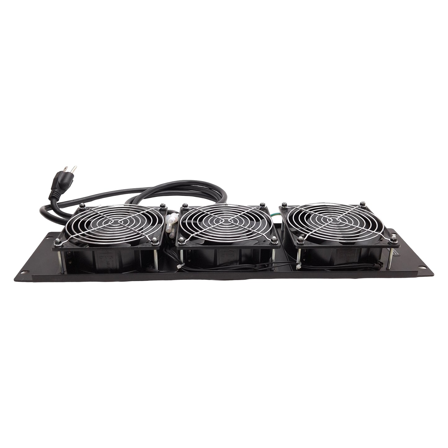 Used Eaton SRFAN3U Tripp Lite SmartRack 3U Fan Panel, 3-Fan, 210cfm, 120VAC, 5-15P
