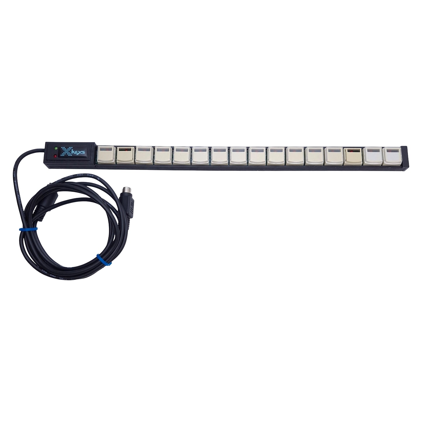Used X Keys XK-16 Programmable Keyboard Stick 16-Keys, Mini DIN 4-Pin, 6ft Cable