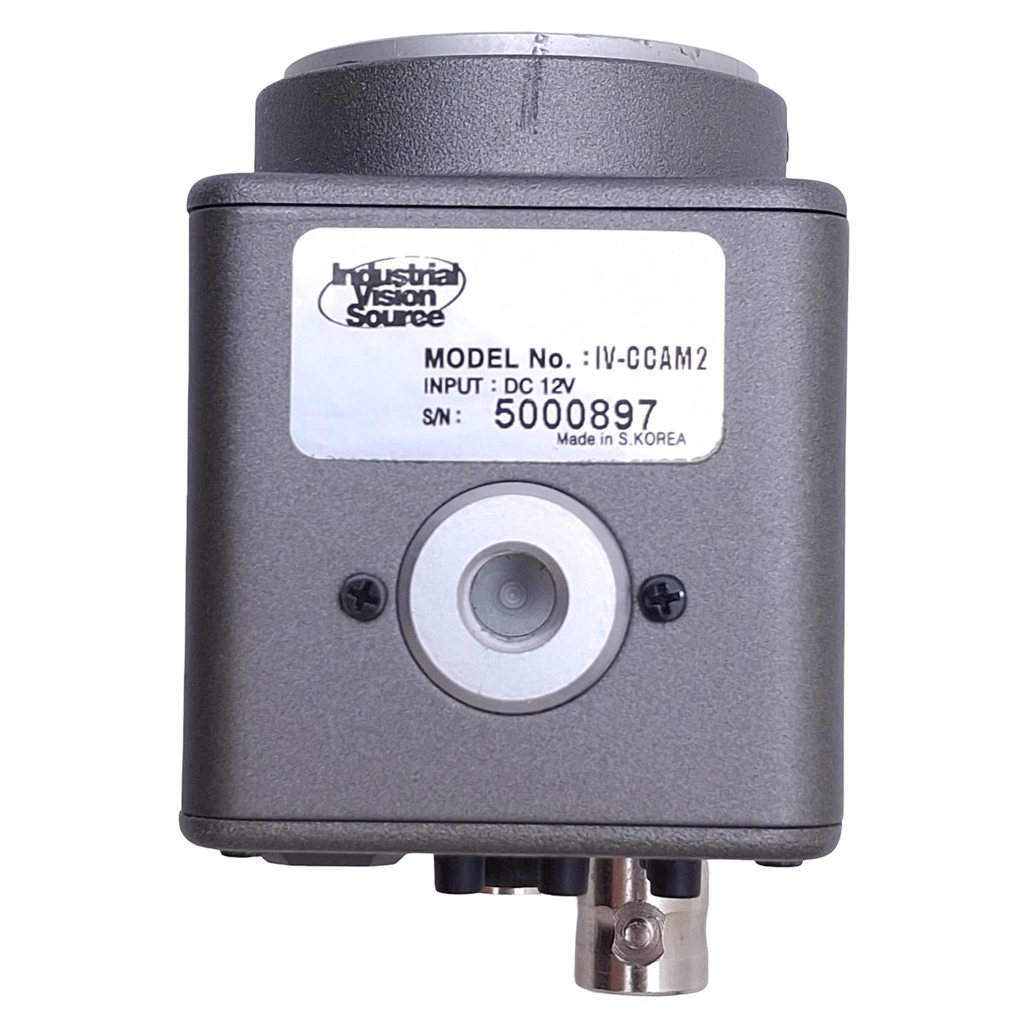 Used Industrial Vision Source IV-CCAM2 Color Machine Vision Camera, 1/2" CCD, 12VDC