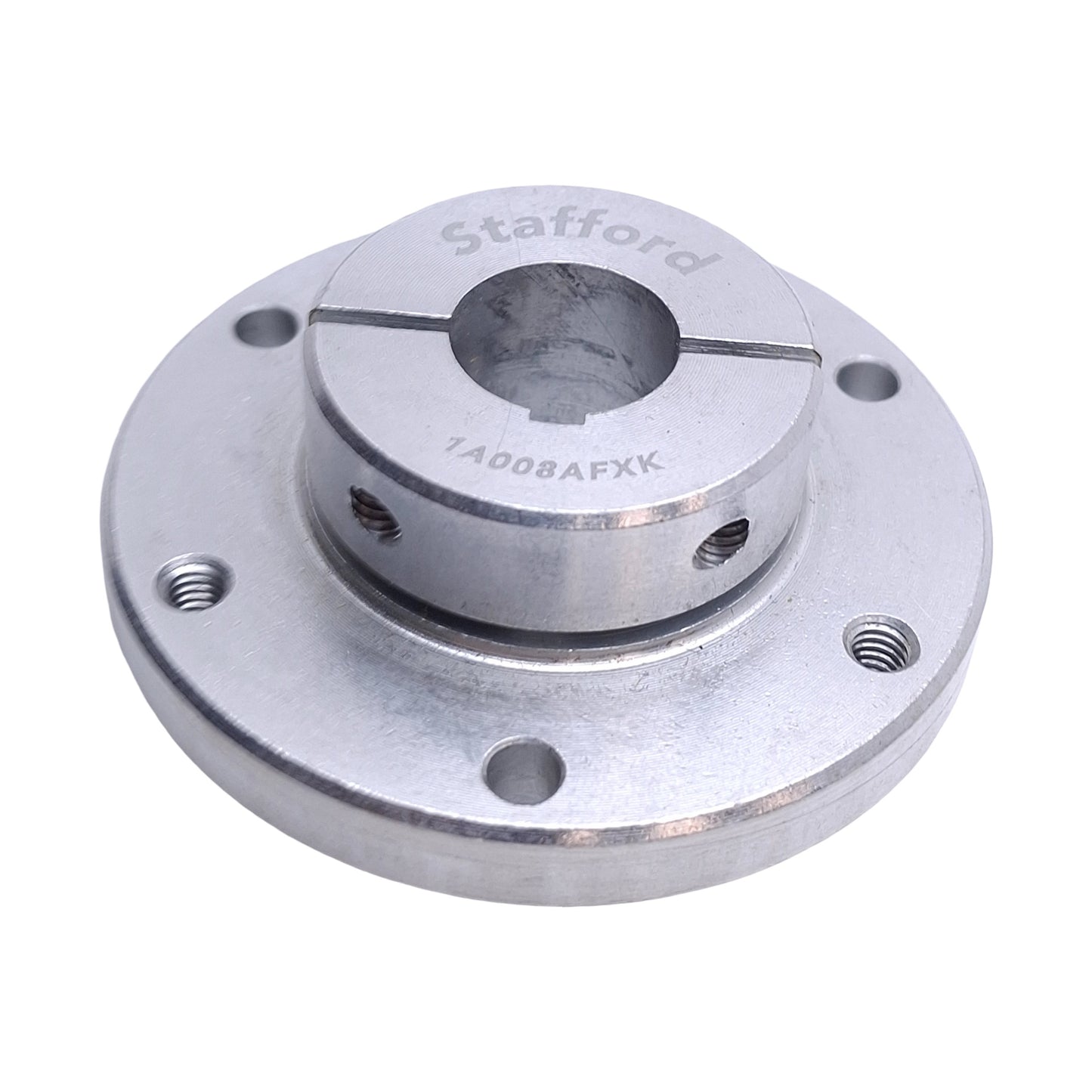 Used Stafford 1A008AFXK AccuFlange Shaft Mounted Collar , ø1/2in Bore, 1/8in Keyway