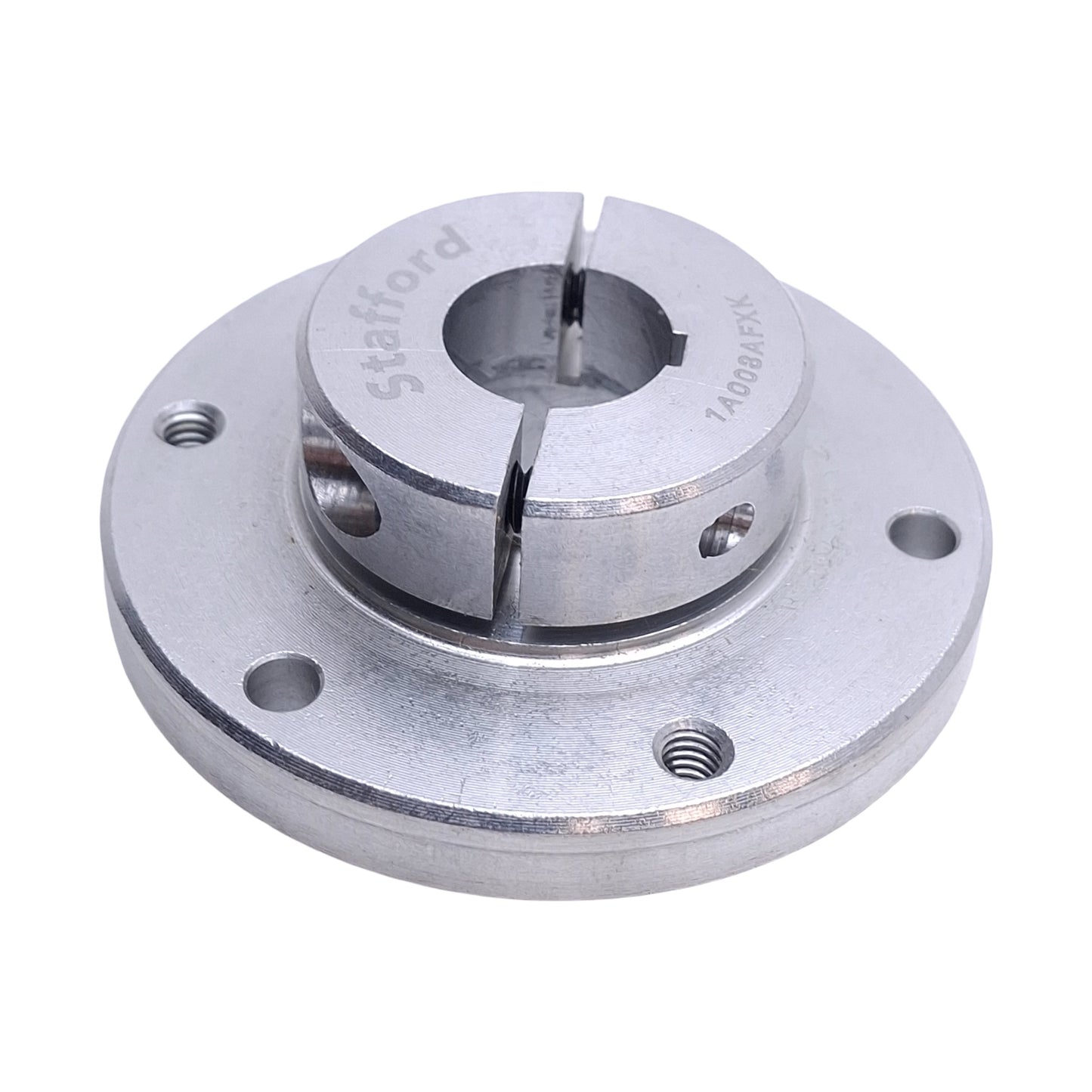 Used Stafford 1A008AFXK AccuFlange Shaft Mounted Collar , ø1/2in Bore, 1/8in Keyway