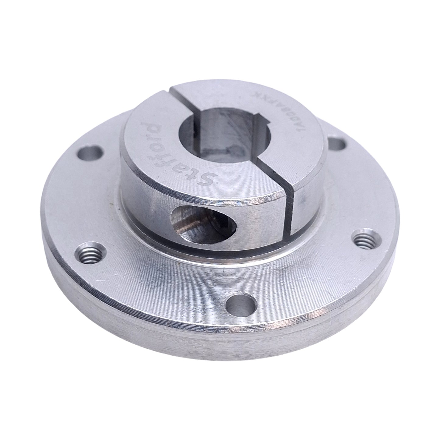 Used Stafford 1A008AFXK AccuFlange Shaft Mounted Collar , ø1/2in Bore, 1/8in Keyway