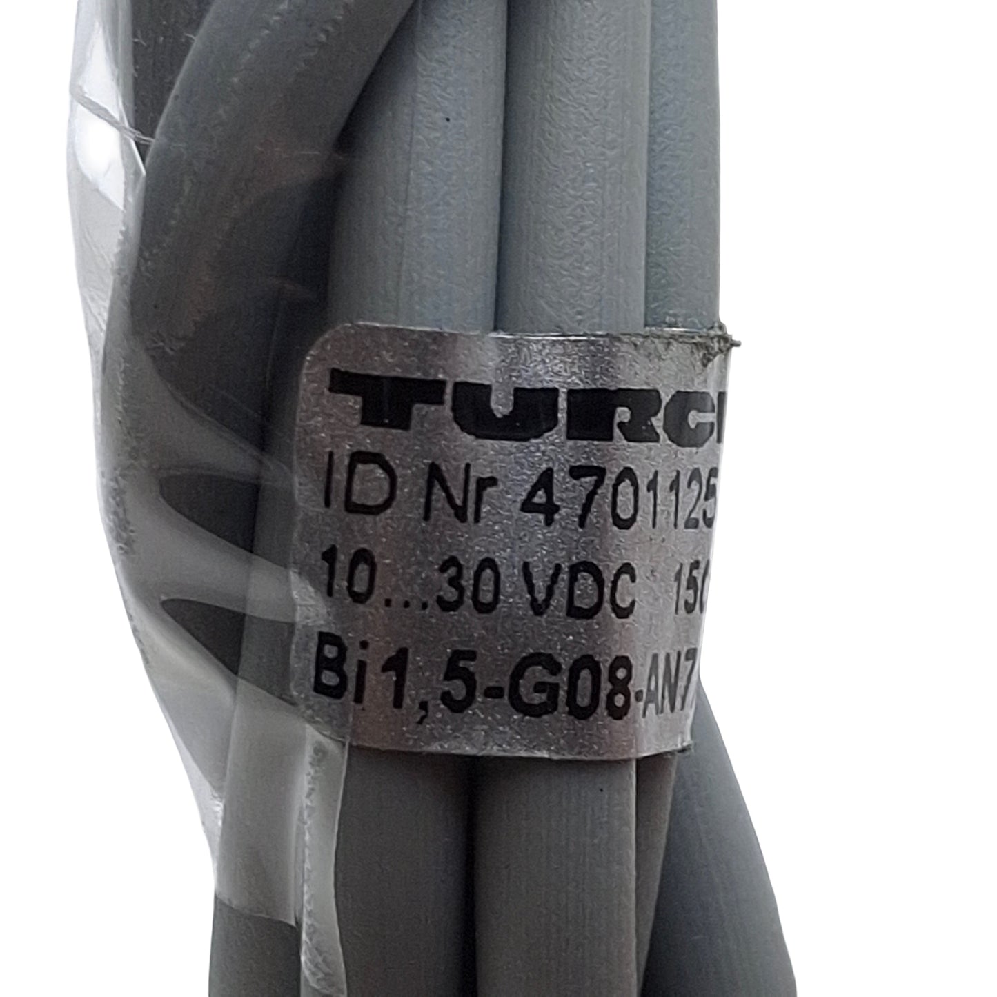 Used Turck BI1.5-G08-AN7X Inductive Sensor, NPN, NO, 1.5mm Range, 10-30VDC, M8, 1.9m