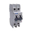 Used Eaton FAZ-D10/2-NA Miniature Circuit Breaker, 10Amps, 480Y/277VAC, 48VDC, 2-Pole