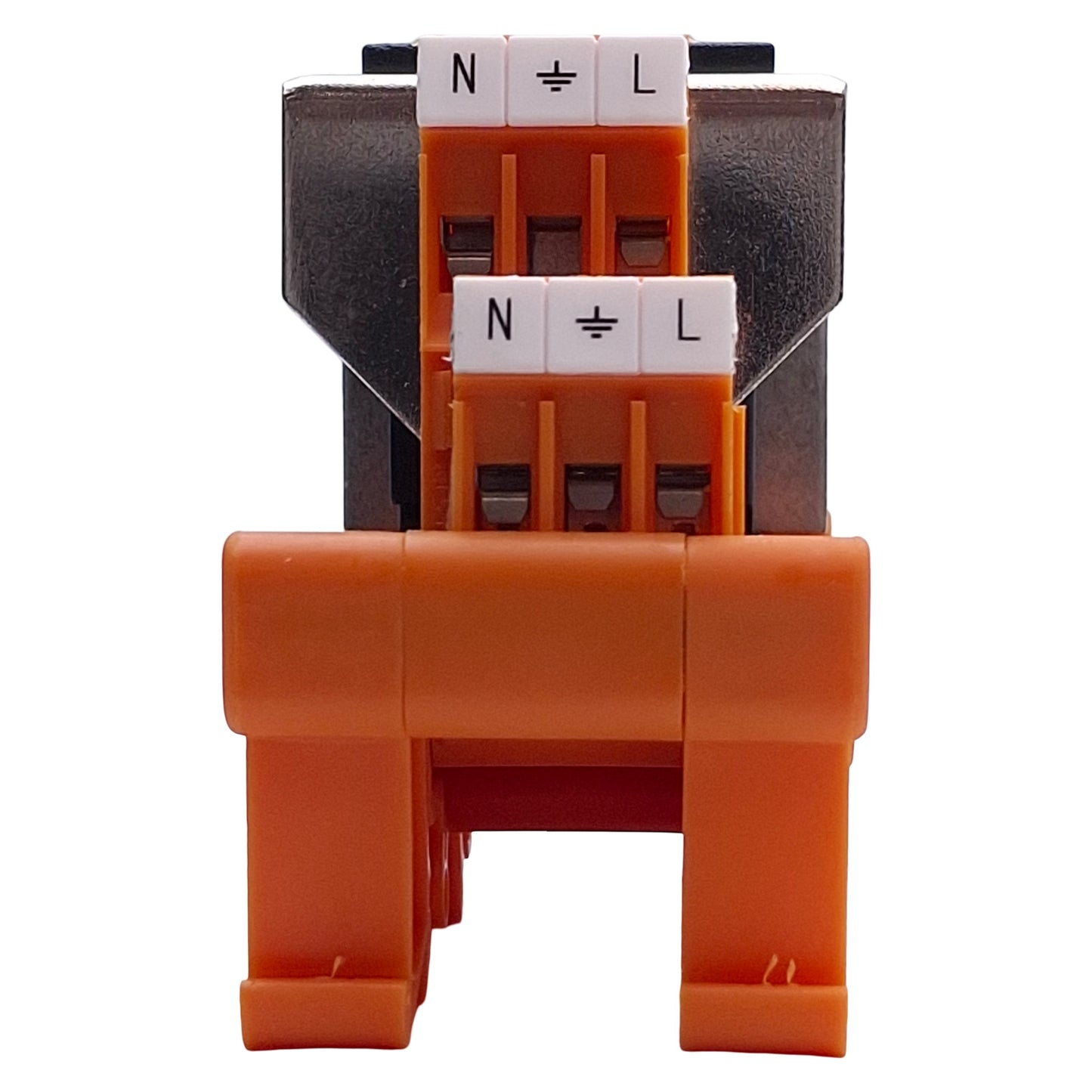 Used Lot of 2 Weidmuller 9915480000 DIN Rail Receptacle NEMA 5-15R, 120VAC, 5A Max