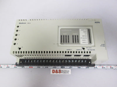 Used Modicon 110 CPU 512 00 PLC Processor Unit 16 Channel Input 12 Channel Output