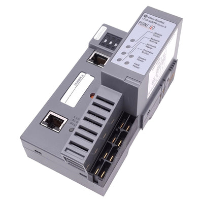 Used Allen Bradley 1734-AENTR POINT I/O Network Adapter, 2-Port EtherNet/IP, 24VDC