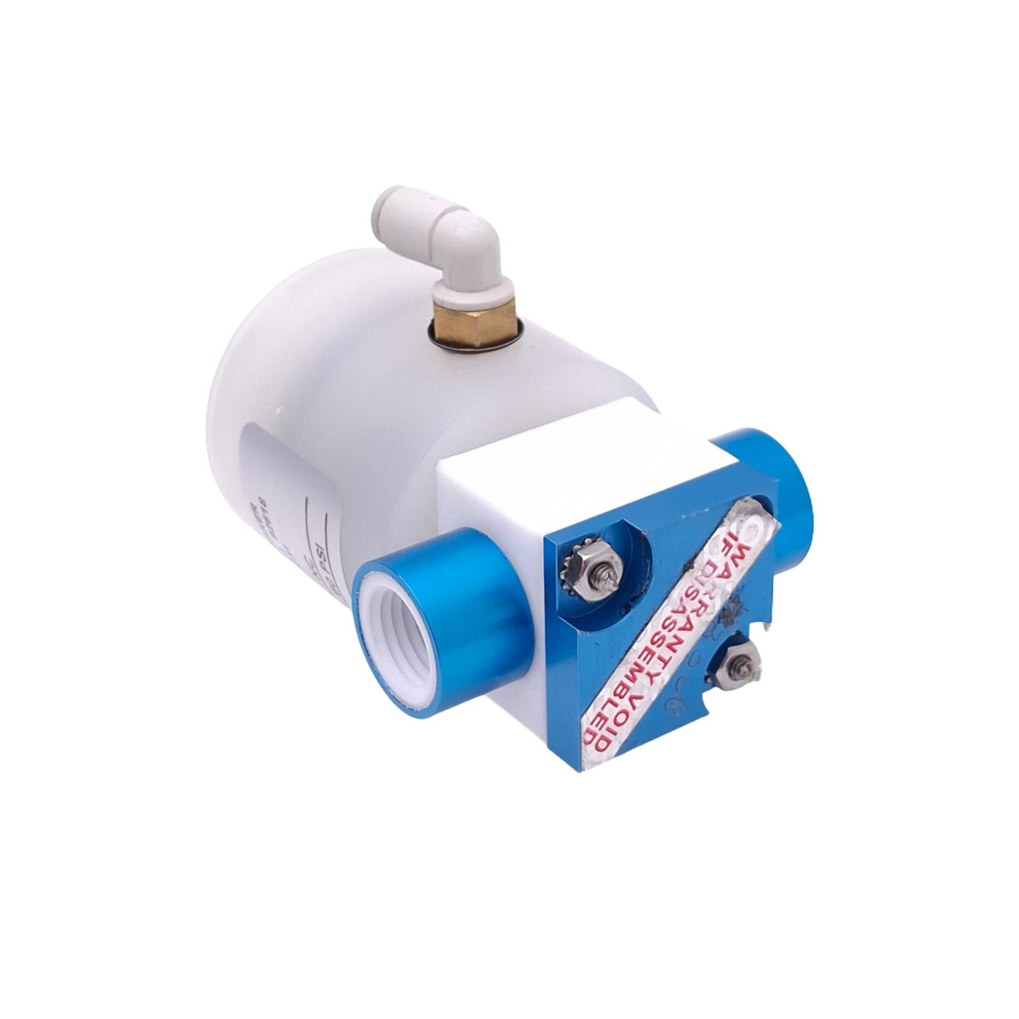 Used iPolymer MTV-442CFS-T Pneumatic Diaphragm Valve, 2-Way NC, 1/4in NPT, 40-60psi