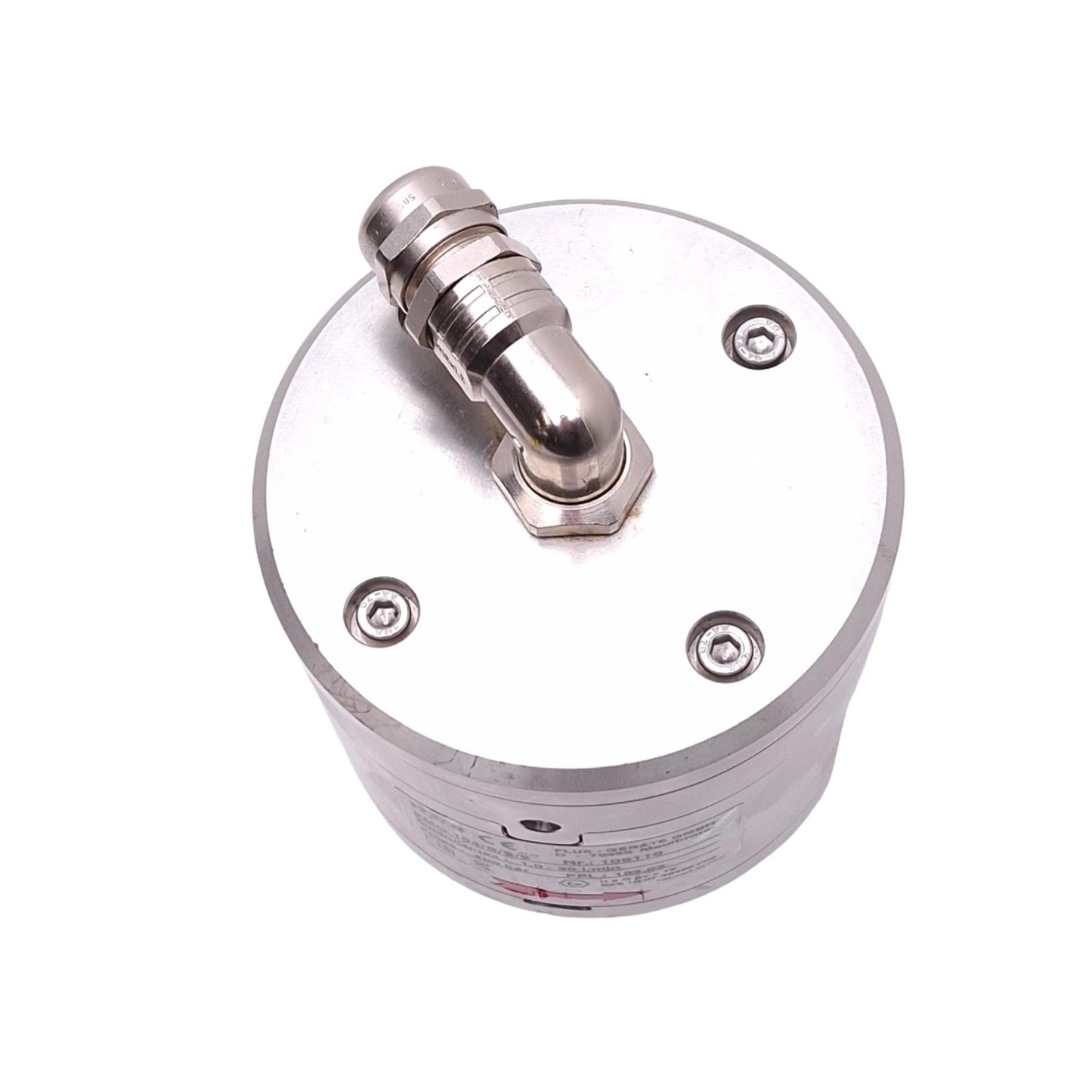 Used Flux FMO 104/S/S/2 Oval Rotor Flow Meter, 1-30 L/min, 200bar Max, 1/2in NPT