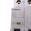 Used Siemens 5SY4240-7 Supplementary Circuit Breaker, 2-Pole 40A, w/ Aux Switch