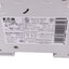 Used Eaton FAZ-C5/2-NA Circuit Breaker, 2-Pole 5A, 480Y/277VAC Max, DIN Rail