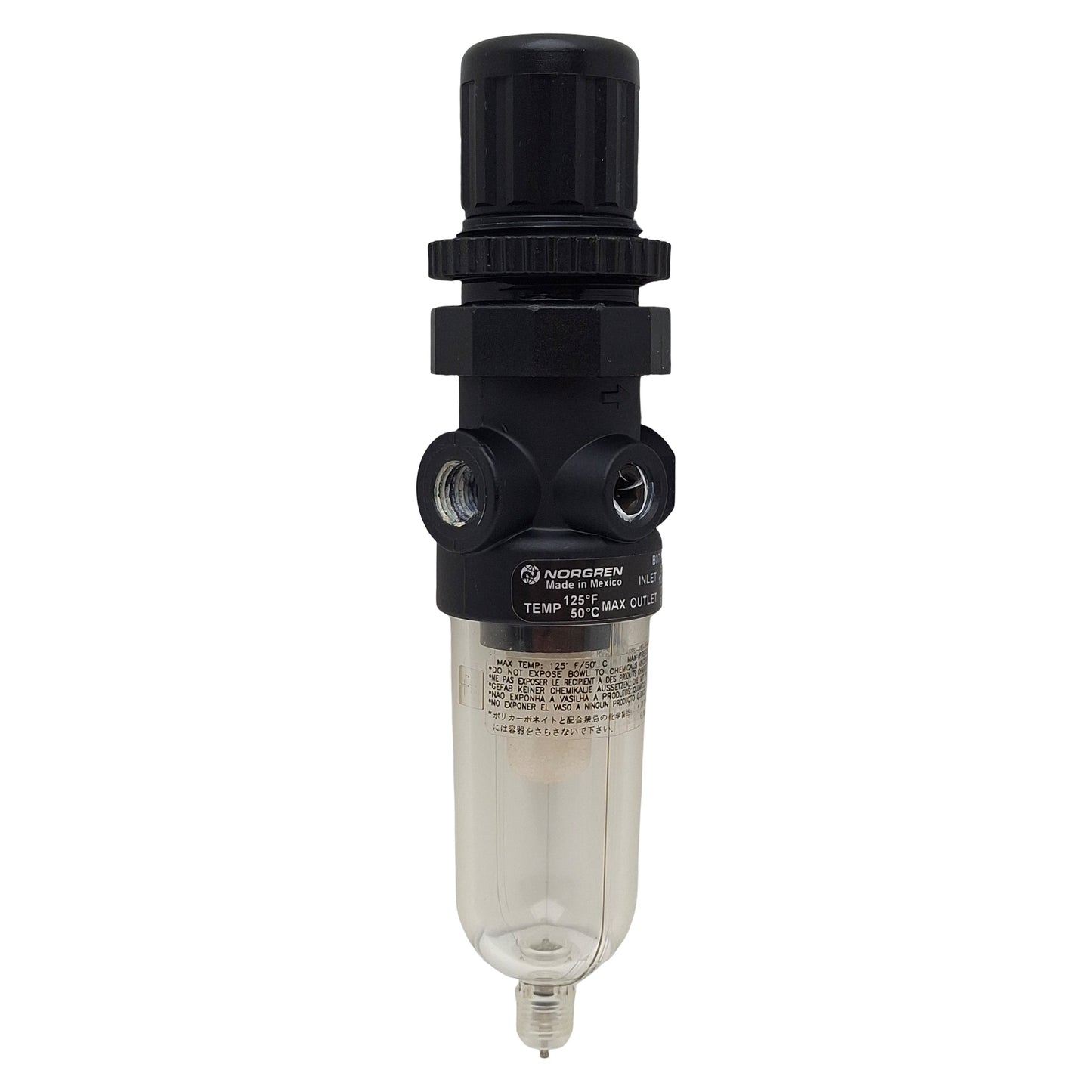 Used Norgren B07-101-M1KA Filter Regulator, 0.3-7bar Set, 7bar Max In, 5µm, 1/8in PTF
