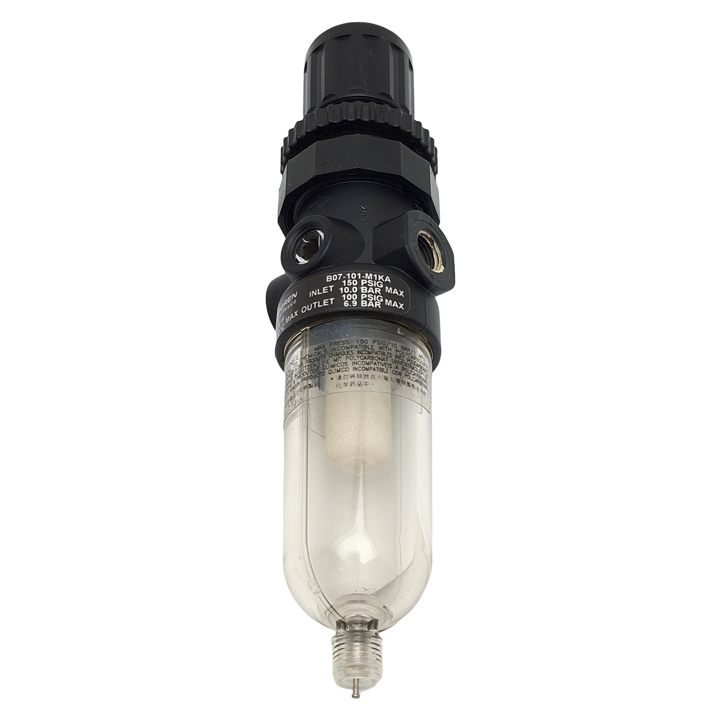 Used Norgren B07-101-M1KA Filter Regulator, 0.3-7bar Set, 7bar Max In, 5µm, 1/8in PTF