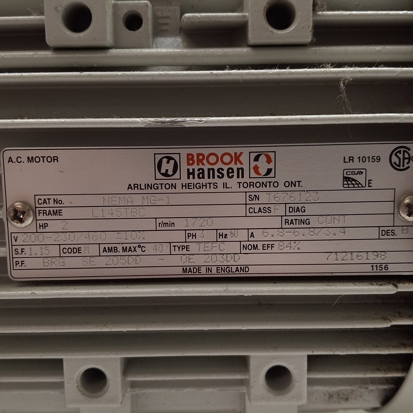 Used Leybold SV40 950 05 SOGEVAC Vacuum Pump, 32.4cfm, 3Ø 200-230/460VAC, G1-1/4in