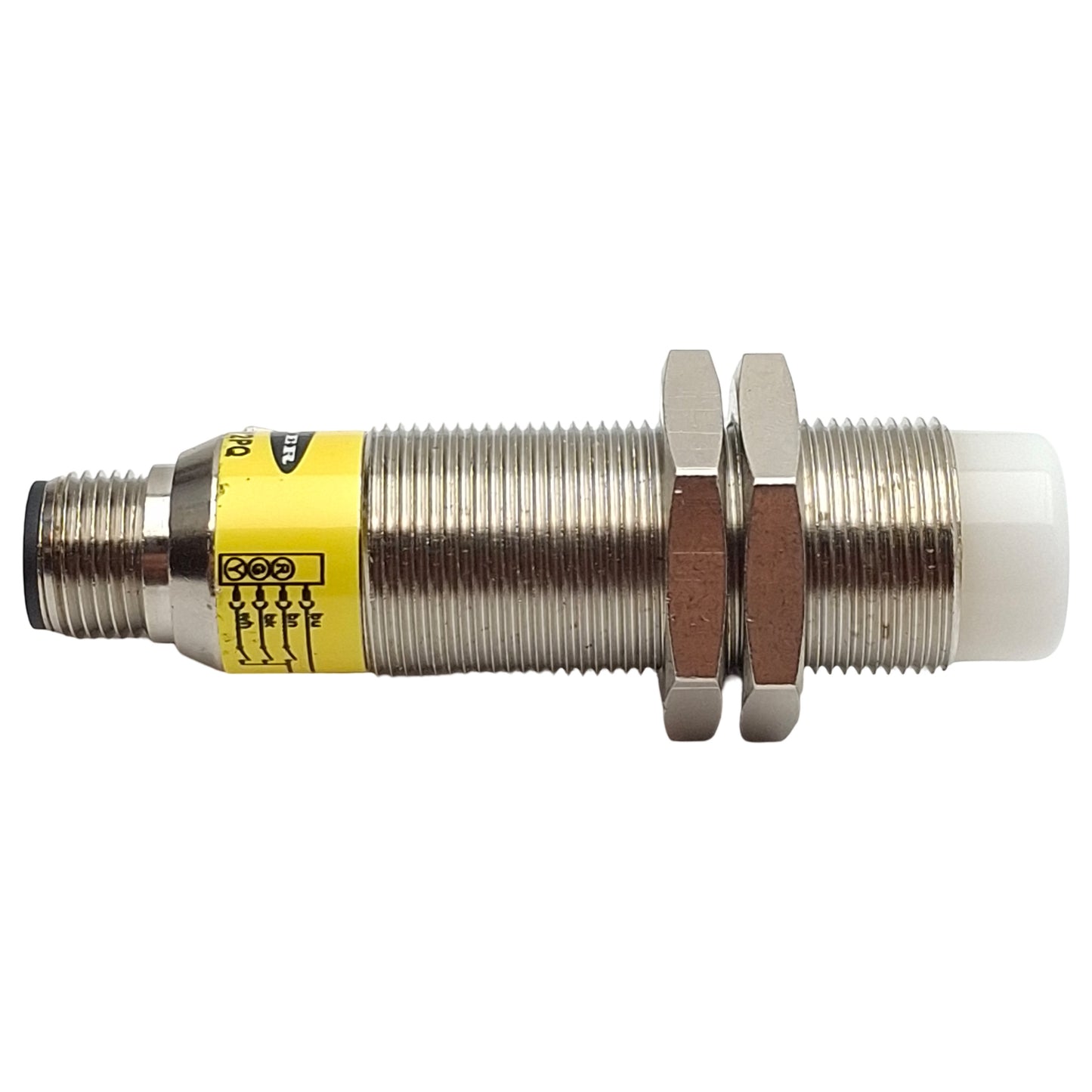 Used Banner M18GRY2PQ EZ-LIGHT Indicator, Red/Green/Yellow, PNP, 10-30VDC, 5-Pin M12