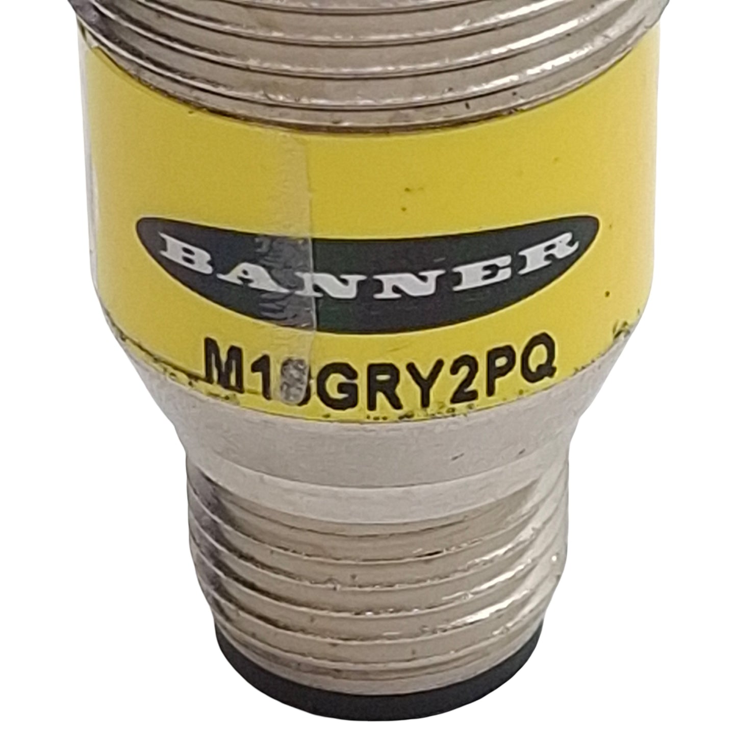 Used Banner M18GRY2PQ EZ-LIGHT Indicator, Red/Green/Yellow, PNP, 10-30VDC, 5-Pin M12