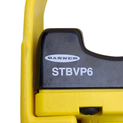 Used Banner STBVP6 Safety Optical Touch Button PNP, 10-30VDC, Flying Leads, 1m Cable
