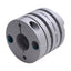 New – Open box Zero Max SC030-1/2-1/4 Flexible Aluminum Coupling, 1/2in to 1/4 Bore, 1.33in OD