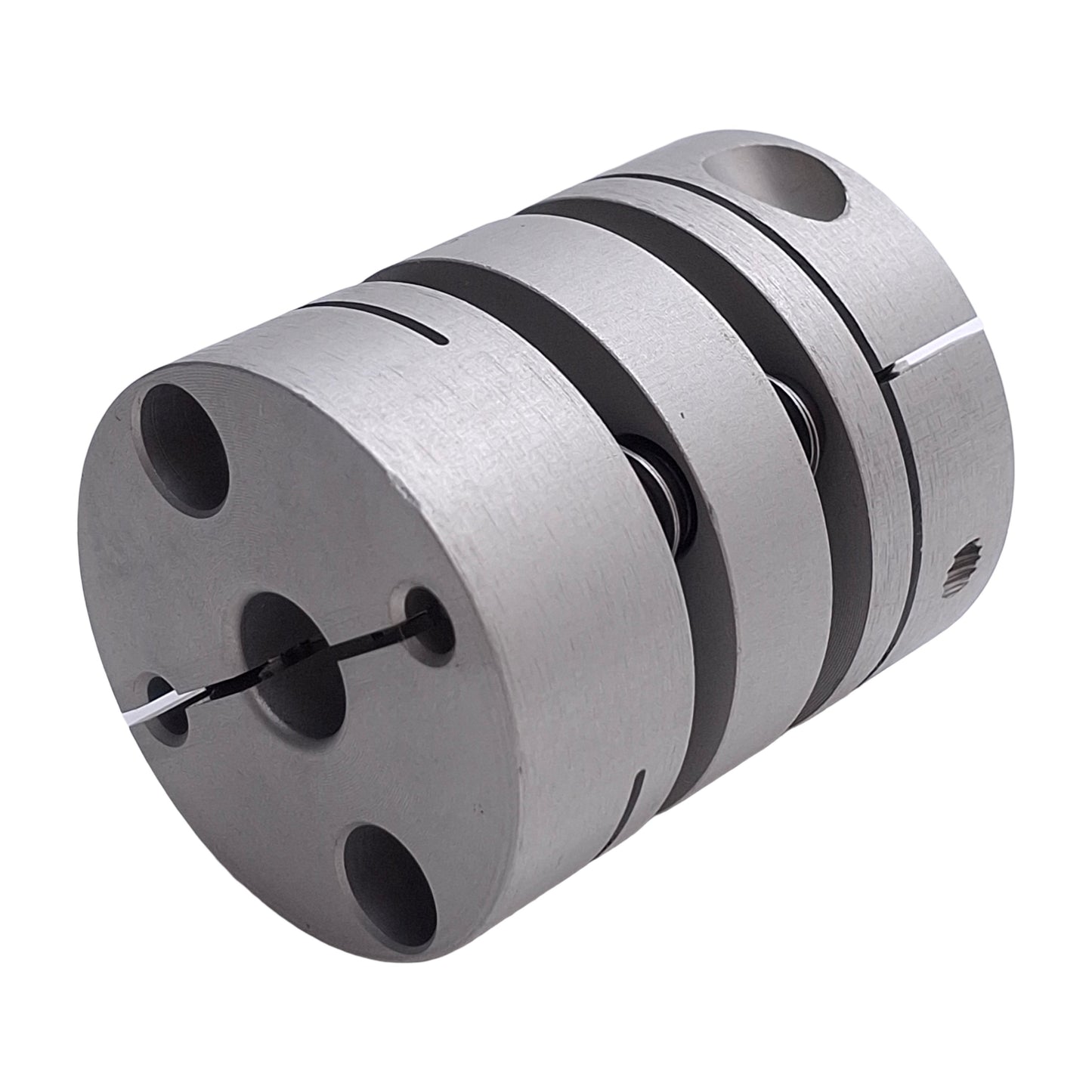 New – Open box Zero Max SC035-005 Flexible Aluminum Coupling, 3/8in Bores, 39mm OD, 47mm Length