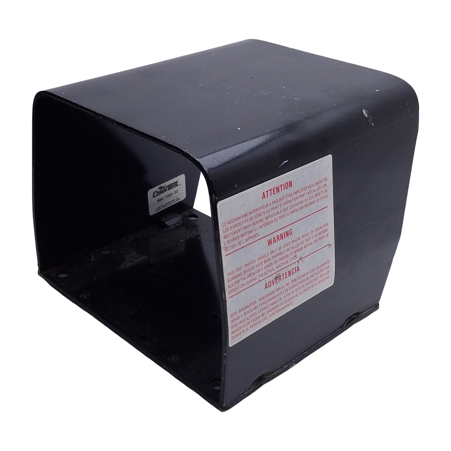 Used ConnTrol 864-1000-02 Guard Cover for Footswitch, Dimensions: 6" x 4.75" x 4.5"