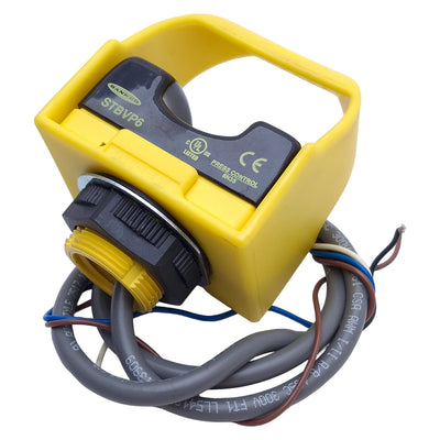 Used Banner STBVP6 Safety Optical Touch Button PNP, 10-30VDC, Flying Leads, 2ft Cable