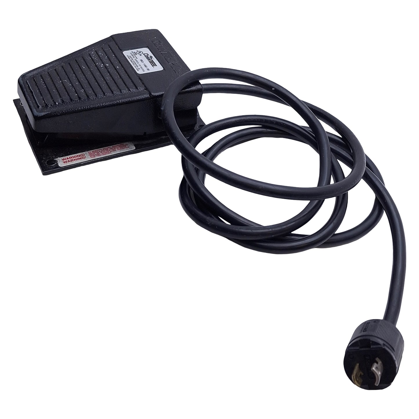 Used ConnTrol 893-1460-00 Foot Pedal Switch, Momentary, 10A 125VAC, 1/3HP, 5ft Cable