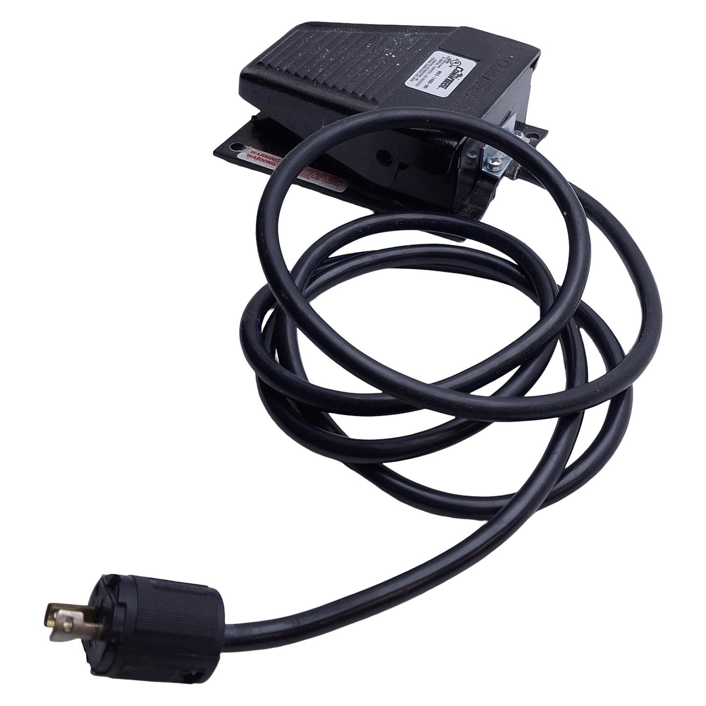 Used ConnTrol 893-1460-00 Foot Pedal Switch, Momentary, 10A 125VAC, 1/3HP, 5ft Cable