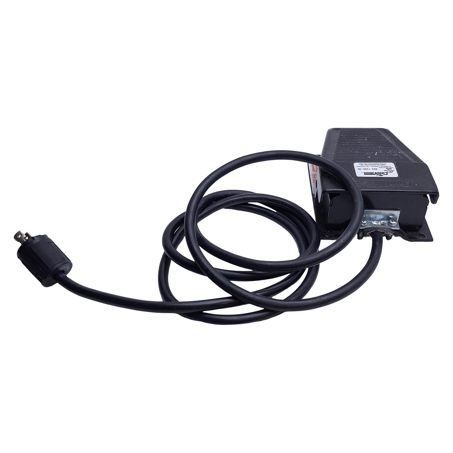 Used ConnTrol 893-1460-00 Foot Pedal Switch, Momentary, 10A 125VAC, 1/3HP, 5ft Cable