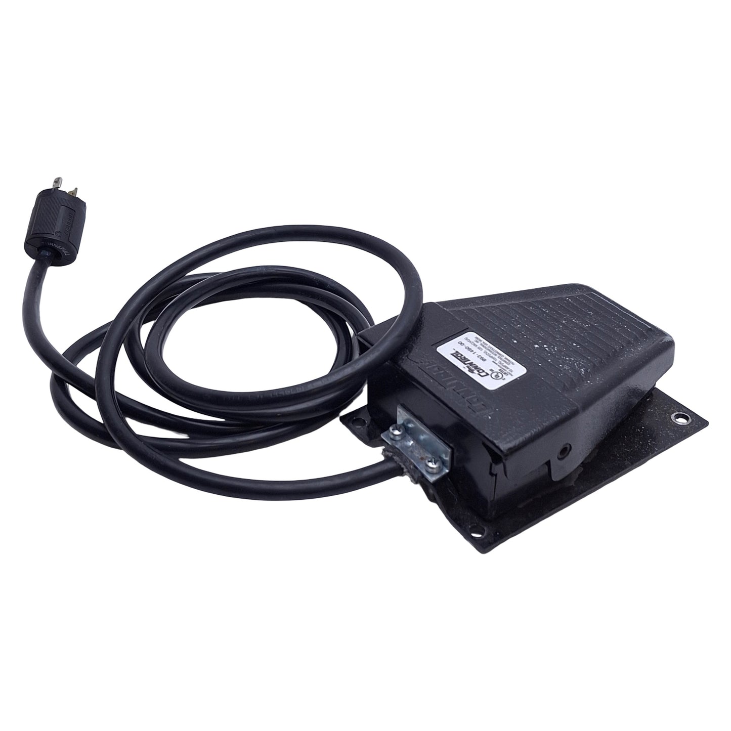 Used ConnTrol 893-1460-00 Foot Pedal Switch, Momentary, 10A 125VAC, 1/3HP, 5ft Cable
