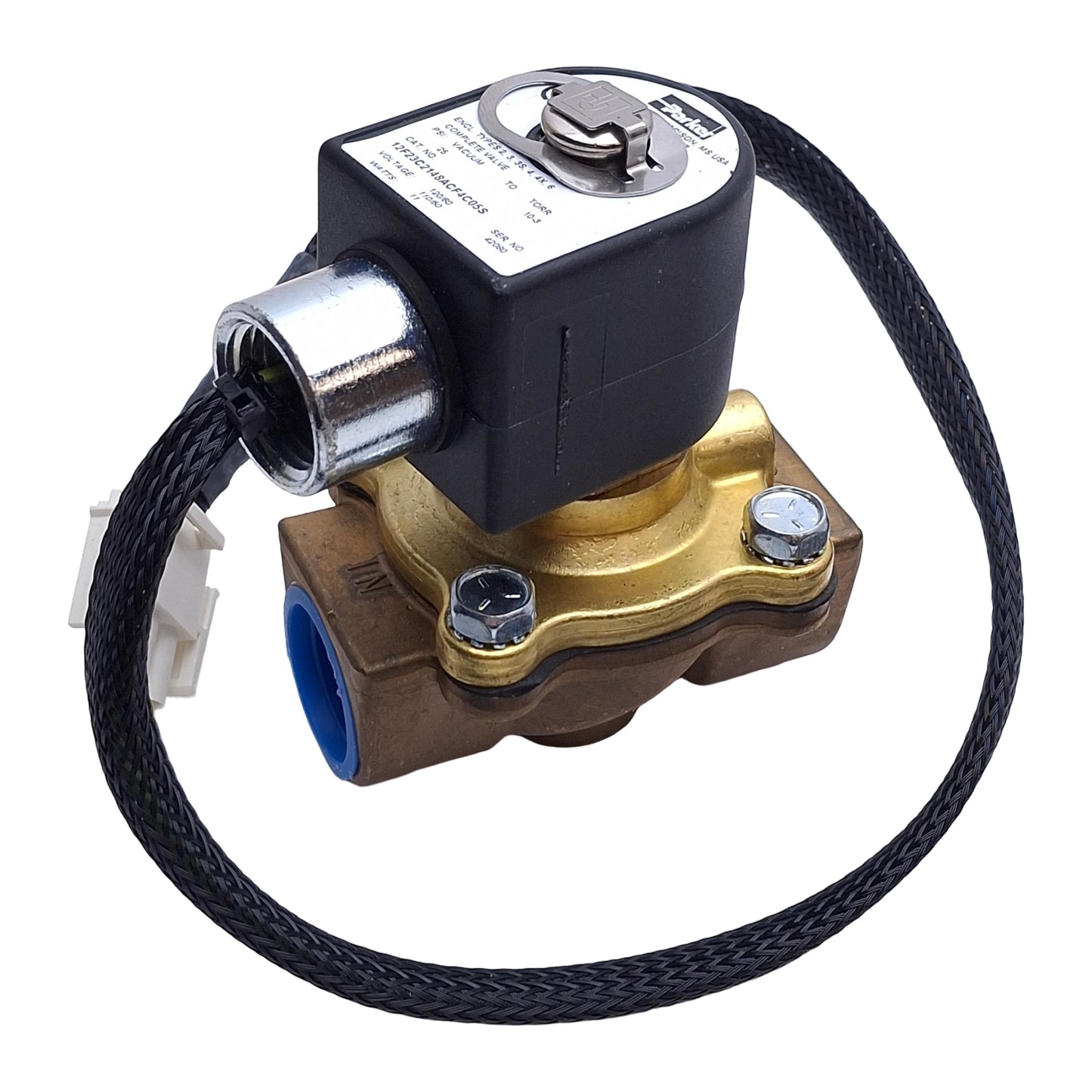 New – Open box Veeco 0135-105-15 Forline Valve Assembly For MS-34-T VIC Leak Detector