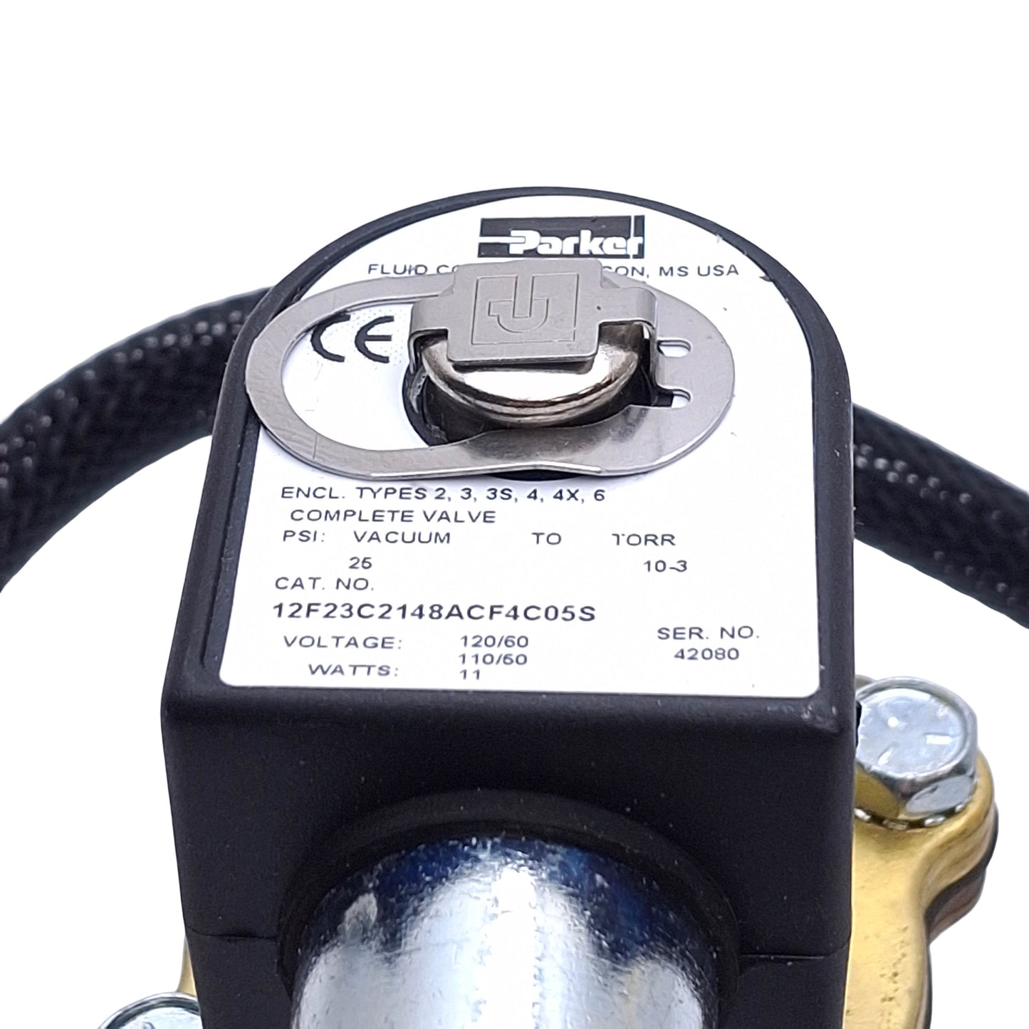 New – Open box Veeco 0135-105-15 Forline Valve Assembly For MS-34-T VIC Leak Detector