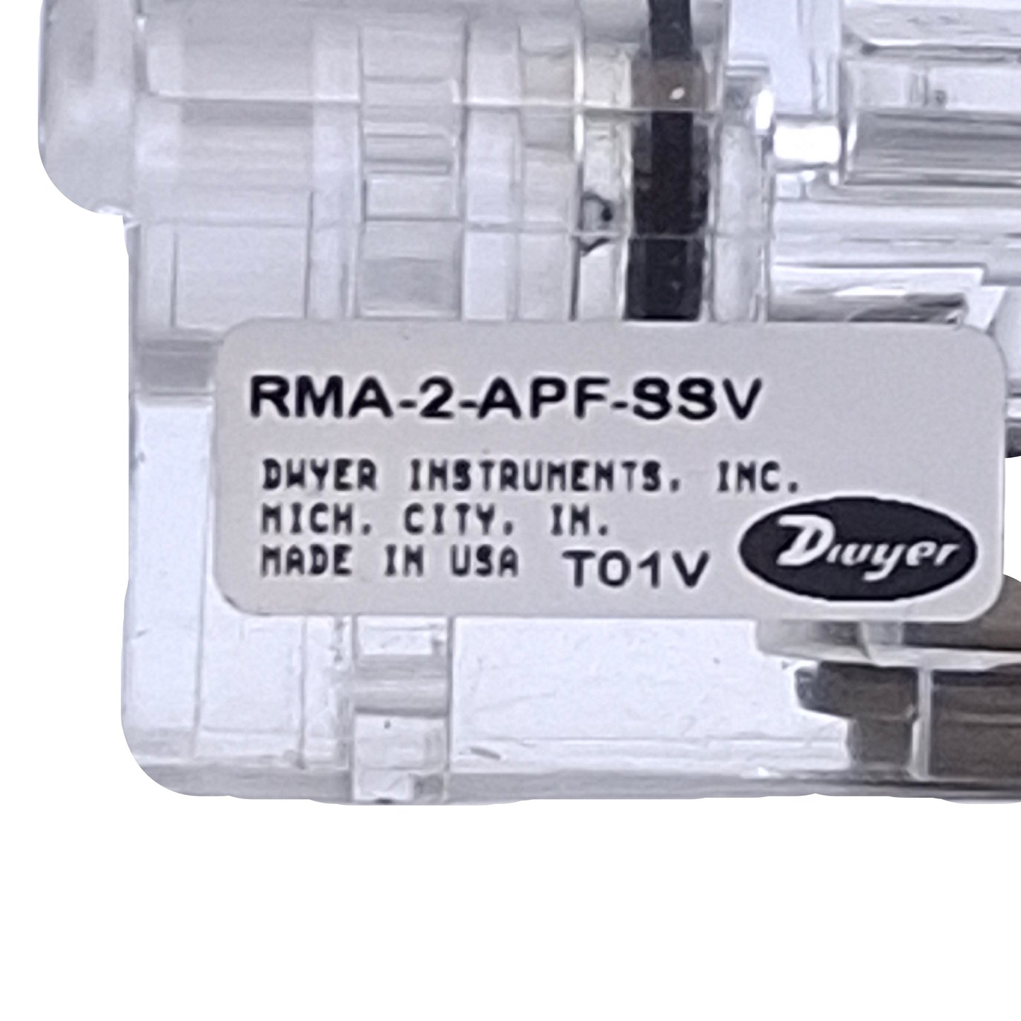 Used Dwyer RMA-2-APF-SSV Rate-Master Flow Meter 0.1 to 1SCFH Air, 1/8" NPT, 100psi