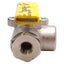 Used Apollo 76-601-01 Stainless Steel Ball Valve, 3-Way Diversion, 1/4in NPT *Handle*