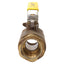 Used Apollo 80-105-01 Shut-Off Bronze Ball Valve, Manual Lever, 600 WOG, 1in NPT