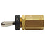 Used Clippard M-TV-3S Brass Toggle Valve, 3-Way NC, #10-32, 10bar Max, 125L/min, M12