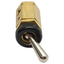Used Clippard M-TV-3S Brass Toggle Valve, 3-Way NC, #10-32, 10bar Max, 125L/min, M12