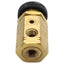 Used Clippard M-TV-3S Brass Toggle Valve, 3-Way NC, #10-32, 10bar Max, 125L/min, M12