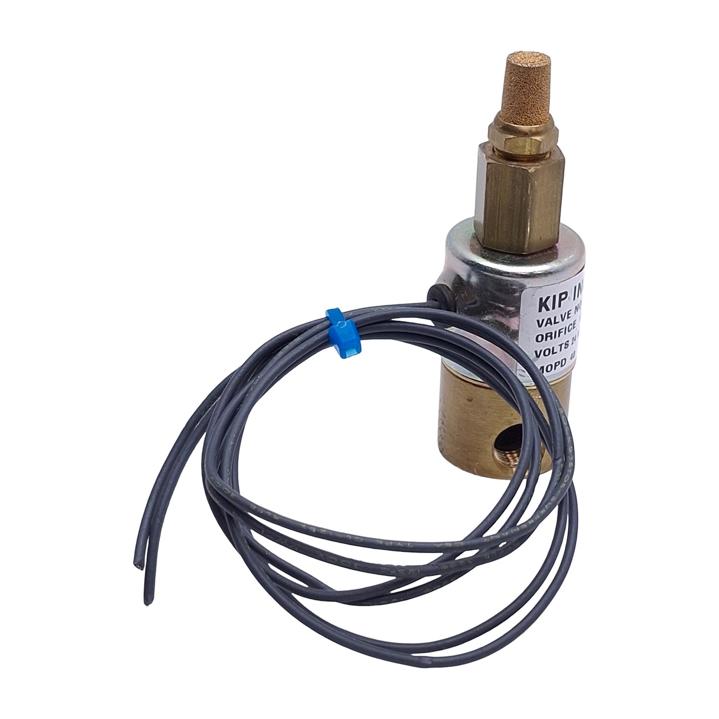 Used KIP Valve 141155 Direct Acting Solenoid Valve, 1/8in NPT, 40psi Diff, 24VDC Coil