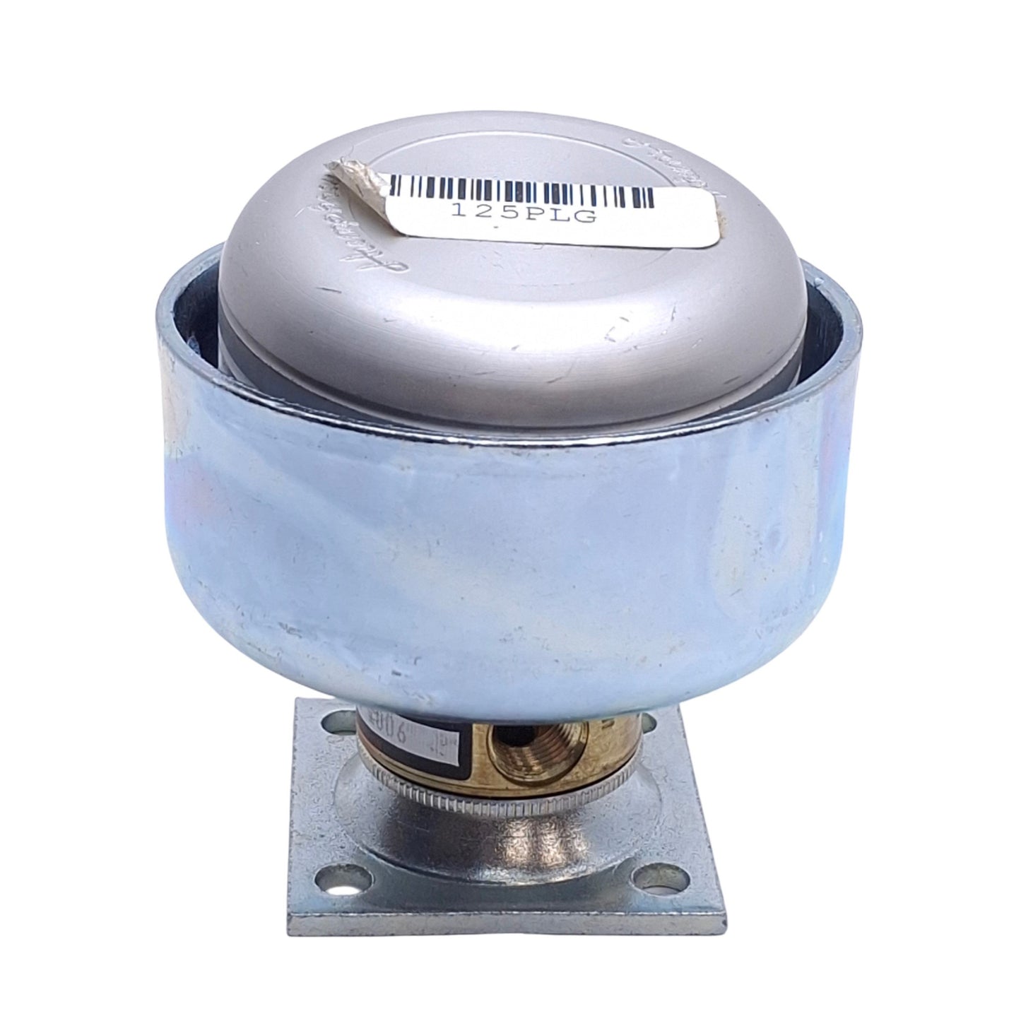 Used Humphrey 125PLG Manual Diaphragm Poppet Pushbutton Valve, 3/2 Way NC, 1/8in NPSF