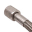Used Stainless Steel Braided Hose, ø0.45in OD, 1/4in JIC #6 Flare Fittings, 12ft