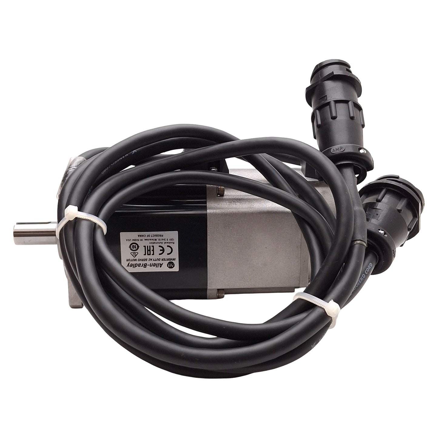 Used Allen Bradley TLY-A230P-BJ64AA Servo Motor w/ Brake, 0.31kW 3Ø 230VAC 70mm Frame