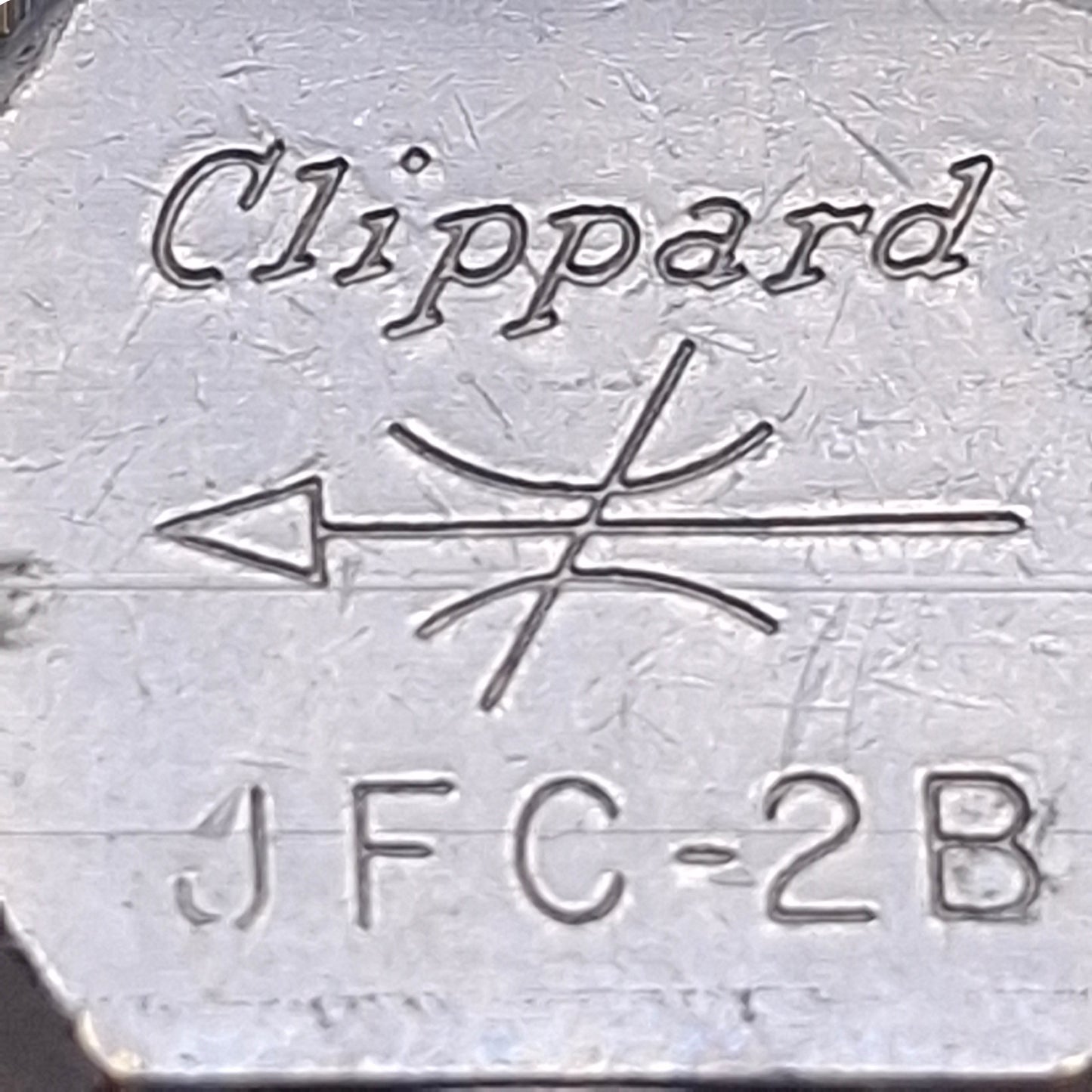 Used Lot of 2 Clippard JFC-2B Right Angle Flow Control 310l/min, 150psi Max, 1/8" NPT