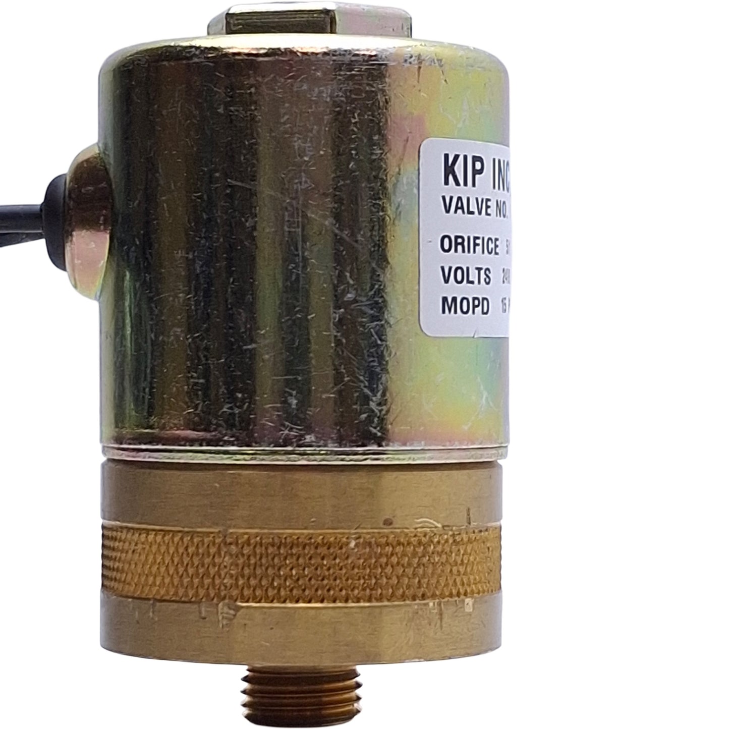Used KIP 6X368 Solenoid Valve, Orifice 5/16", 15 PSIG, Watts 10, Coil Voltage 24V DC