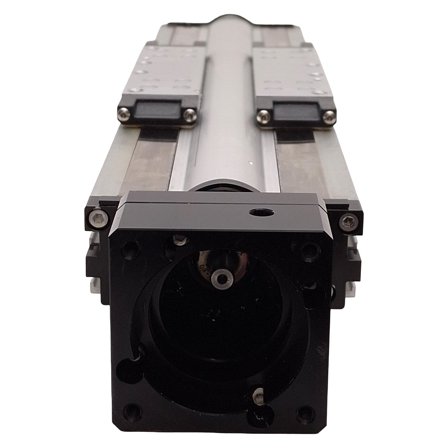 Used Parker 404200XRMSD2 Linear Actuator, 5mm Lead, 200mm Travel, ø70mm Bolt Circle