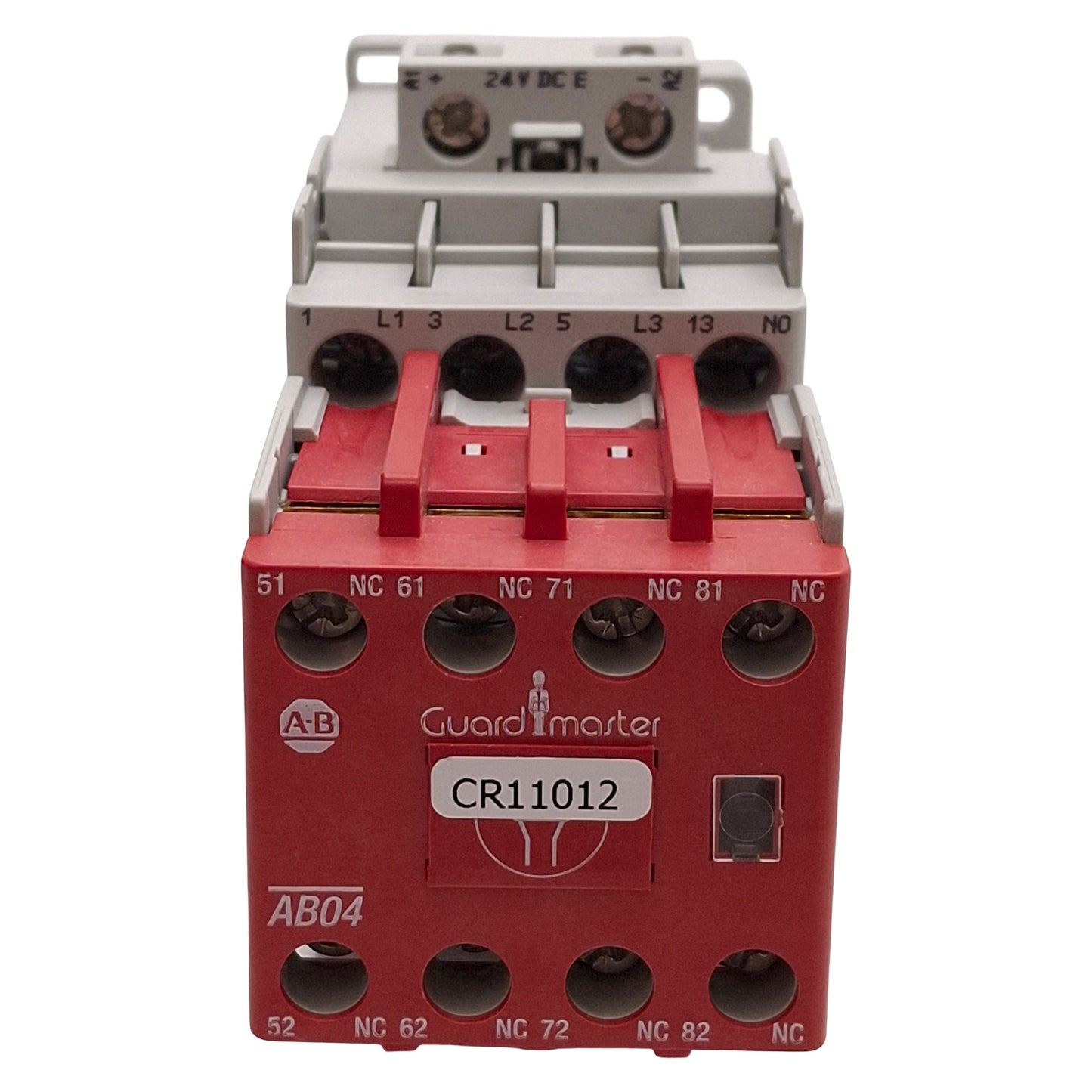 Used Allen Bradley 100S-C12EJ14BC Guardmaster Safety Contactor, 1NO+4NC, 24VDC Coil