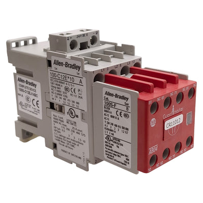 Used Allen Bradley 100S-C12EJ14BC Guardmaster Safety Contactor, 1NO+4NC, 24VDC Coil