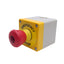 New – Open box Allen Bradley 800FP-LMT44 Illuminated E-Stop Pushbutton Station, 4NC, 600V 10A