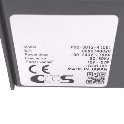 Used CCS PD2-3012-4(CE) Machine Vision Light Controller, 4-Channel, 12VDC Out 27W Max