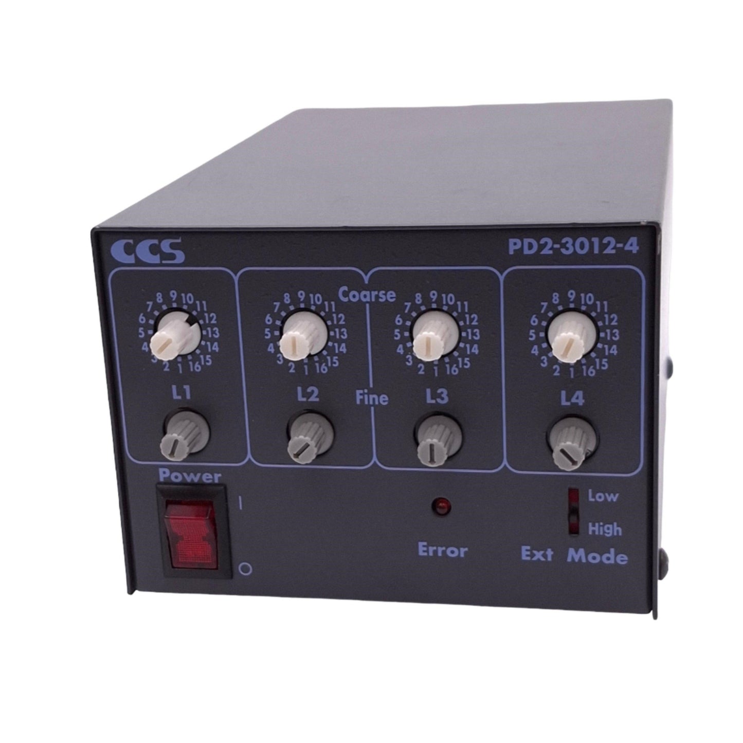 Used CCS PD2-3012-4(CE) Machine Vision Light Controller, 4-Channel, 12VDC Out 27W Max
