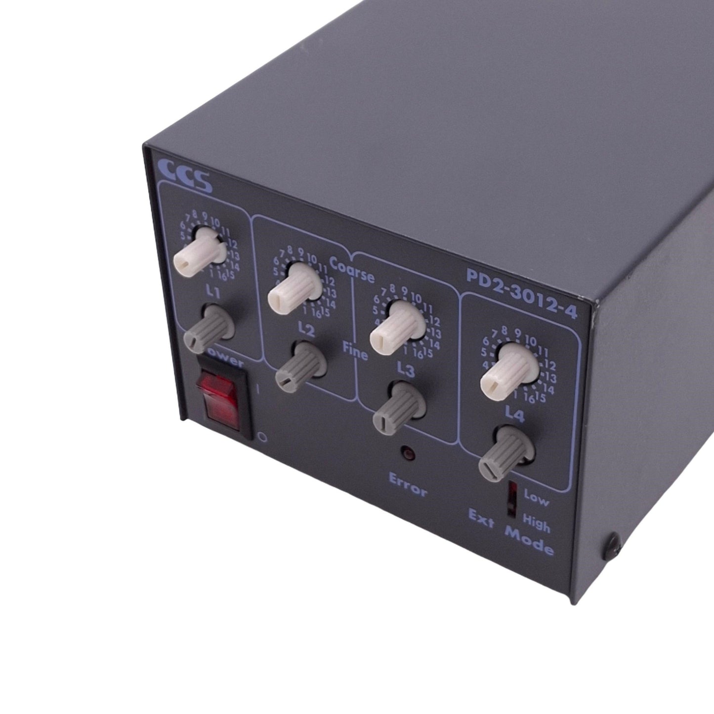 Used CCS PD2-3012-4(CE) Machine Vision Light Controller, 4-Channel, 12VDC Out 27W Max